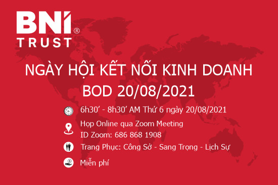 THƯ MỜI KẾT NỐI KINH DOANHKINH DOANH VỚI 1000 CHỦ DOANH NGHIỆP TẠI HÀ NỘI