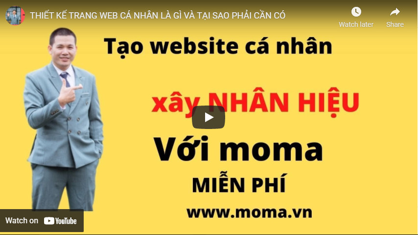 Bạn có đang “đánh rơi khách hàng” vì không có WEBSITE CÁ NHÂN